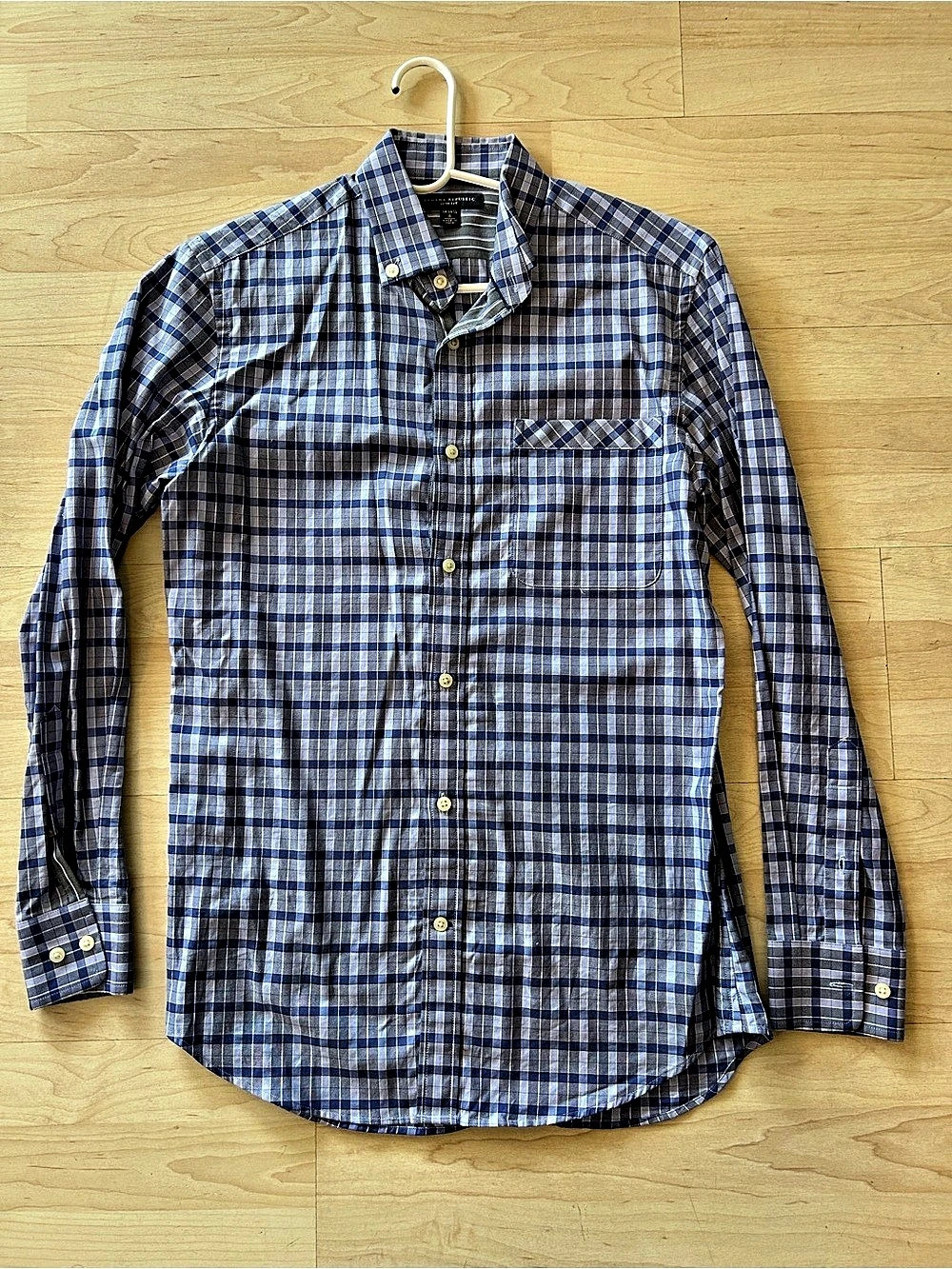 Banana Republic Men's Plaid Cotton Shirt Size Small